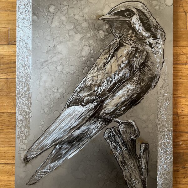 20″ x 30″ Metal Artwork " Marlin The Martin"