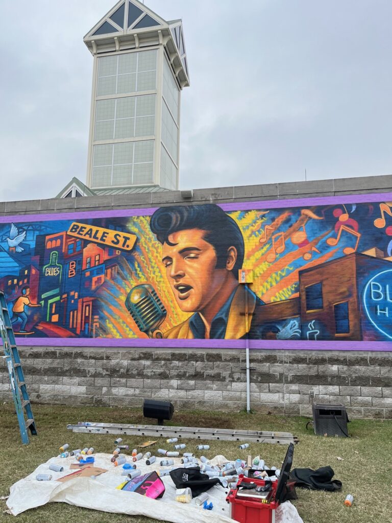 Memphis Music Murals Elvis 