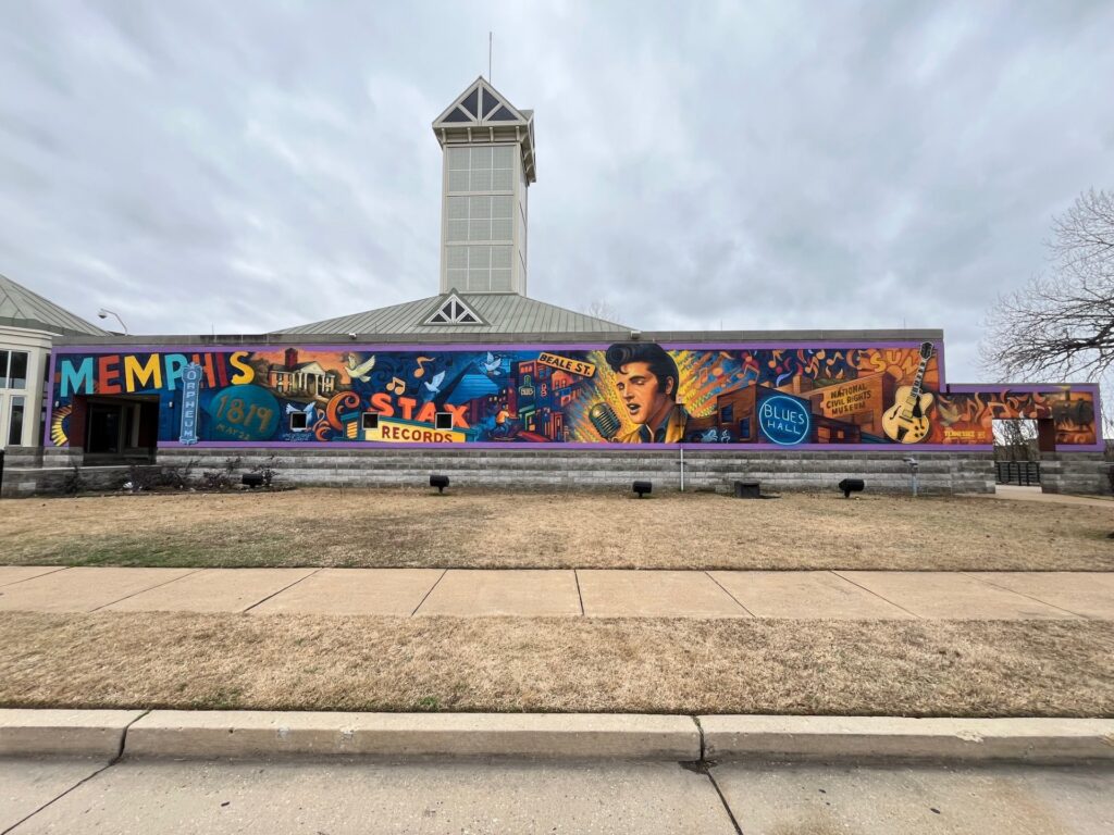 Memphis Music Murals Elvis 