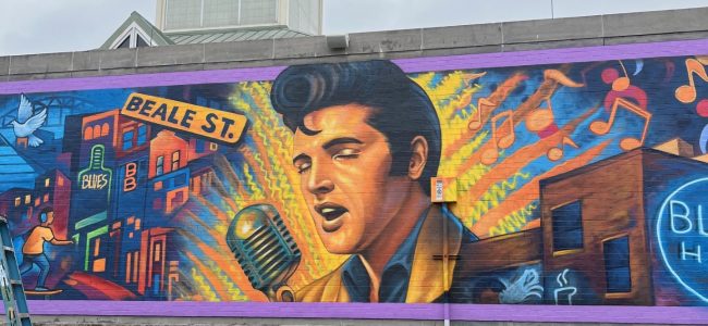 Memphis Music Murals Elvis 4