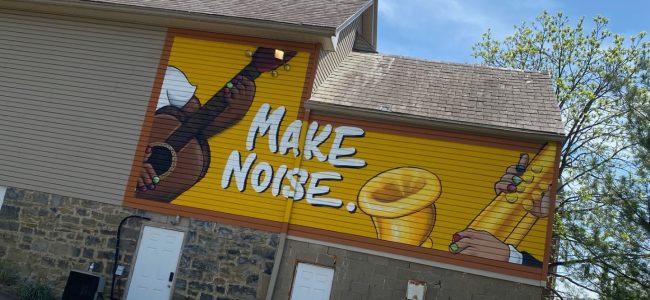 Make Noise Sunken Bus Mural